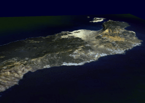 Rotierend Lanzarote und La Graciosa